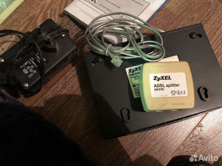 Adsl модем Zyxel