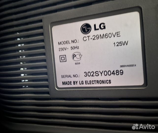 Телевизор LG CT-29M60VE