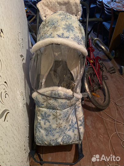 Коляска санки