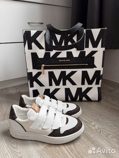 Сумка тоут Michael Kors Kenly Large Graphic Logo