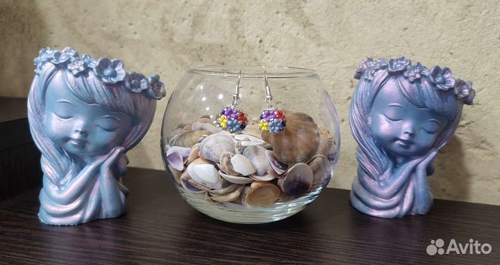 Серьги из бисера