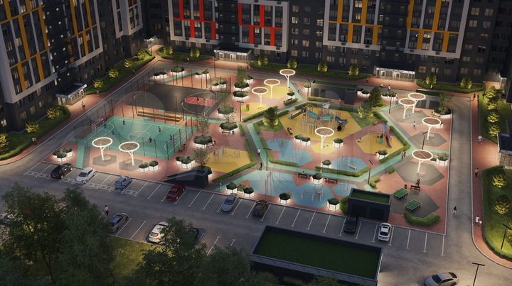 2-к. квартира, 62,4 м², 11/16 эт.