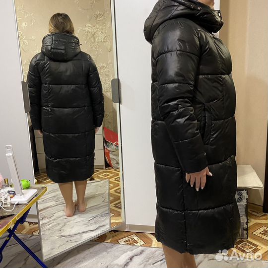 Пуховик зимний женский 46-48 размер
