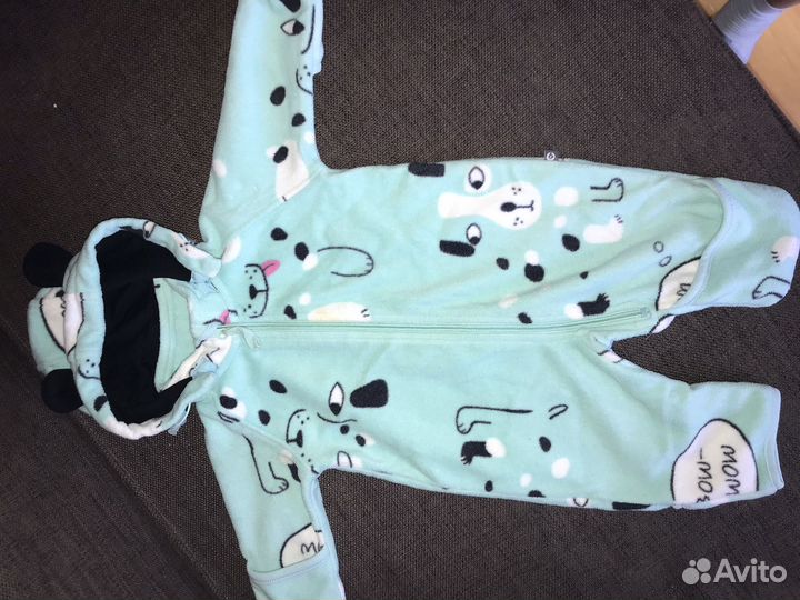 Комбинезон флис, размер 62