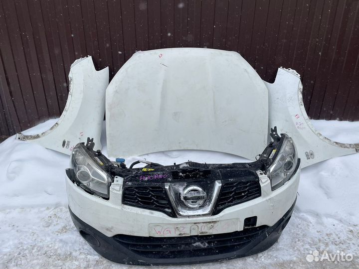 Ноускат для Nissan Qashqai J10 Морда в сборе Рест