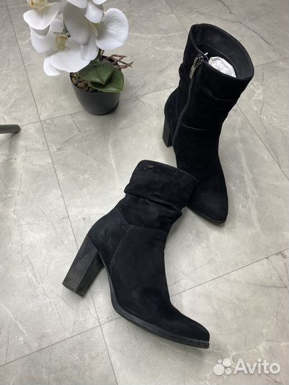 Ботильоны 35 замша демисезонные