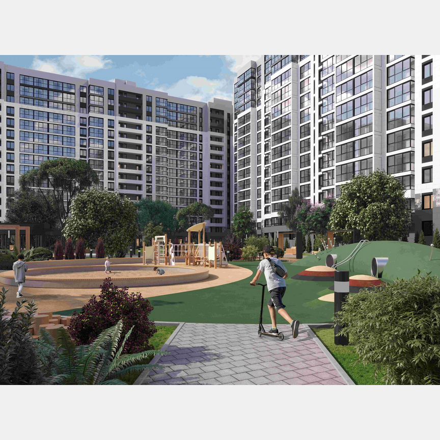 3-к. квартира, 95,2 м², 2/16 эт.