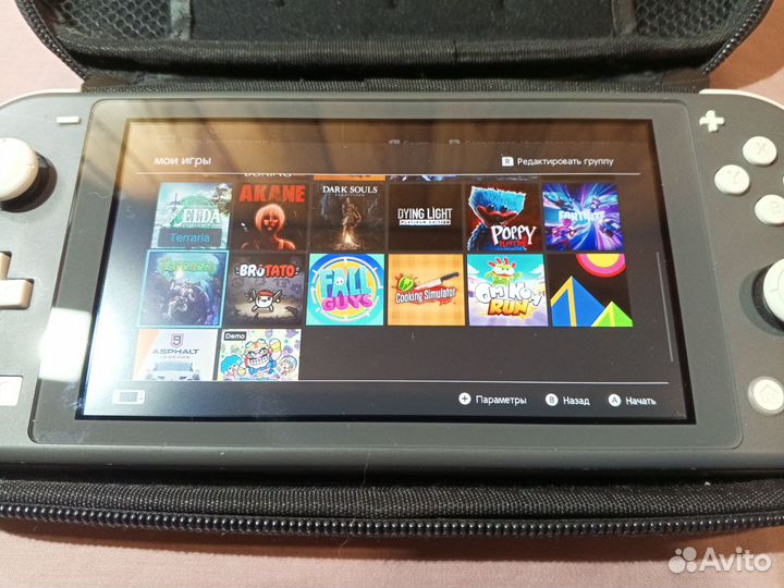 Nintendo Switch Lite с играми