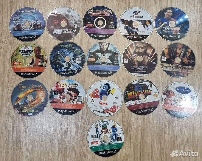 Диски для sony ps2