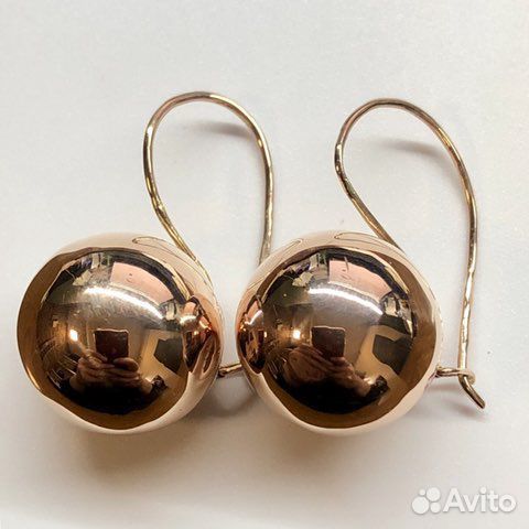 Золотые серьги 585 пробы