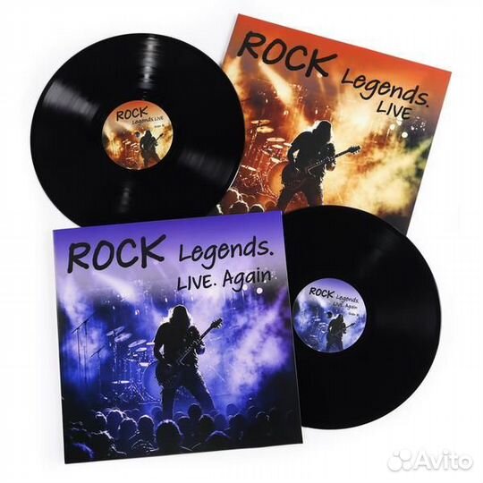 Rock legends. live (various artists, limited, 180