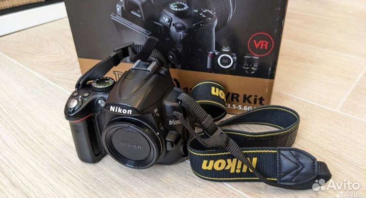 Зеркальный фотоаппарат nikon d5000 body, объектив