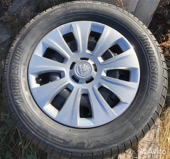 Колесо R16 Skoda Karoq лето bridgestone turanza T0