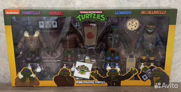 Neca TmnT Punk Disguise Turtles