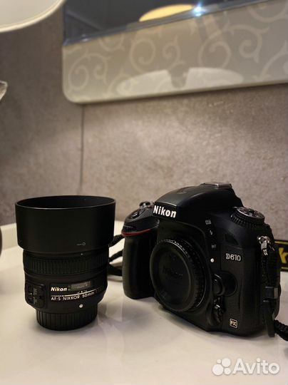 Зеркальный фотоаппарат Nikon D610 и объектив