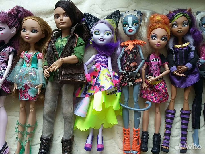 Куклы monster high, ever after high