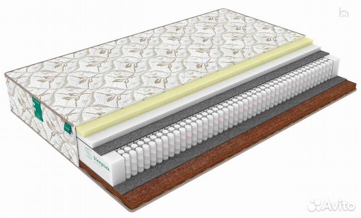 Матрас Sleeptek Perfect MemoFoam Cocos 1400х2000х2