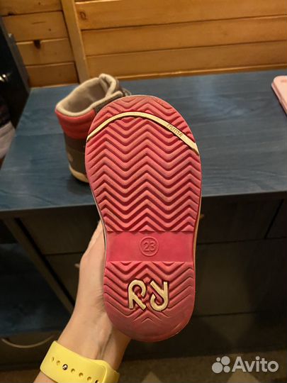 Ботинки демисезонные для девочки reima