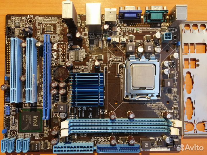 Материнские платы на LGA775 и AM2+ с процессорами