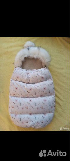 Конверт на выписку зимний для девочки