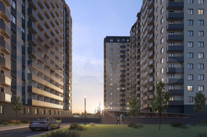 1-к. квартира, 32,5 м², 9/16 эт.