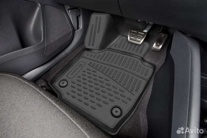 Коврики 3D в салон Renault Duster 2WD 2011-2015, 4 шт / Рено Дастер