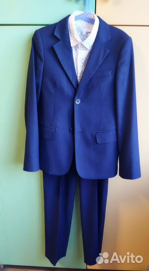 Костюм для мальчика синий 146-152