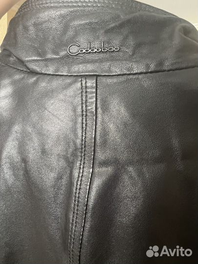 Кожаная куртка мужская 48 размер натуральная кожа