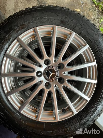Комплект зимних колес r16 для mercedes