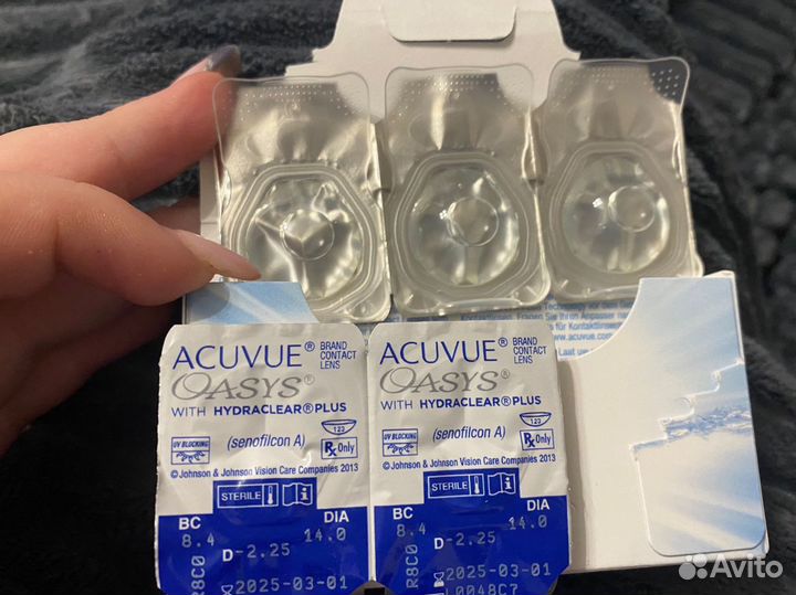 Линзы acuvue oasys 2.25