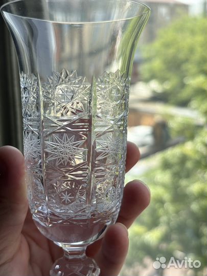 Хрустальные фужеры для шампанского