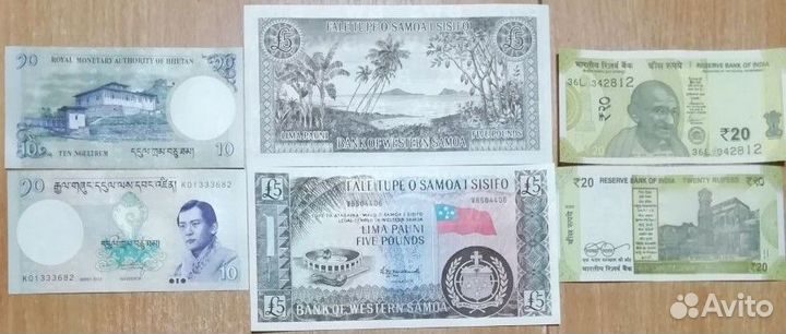 Самоа и Сисифо 5 фунтов 1963 (2020)