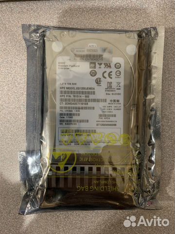 Жесткий диск HP 1.2Tb SAS 12G 10K 2.5 787648-001