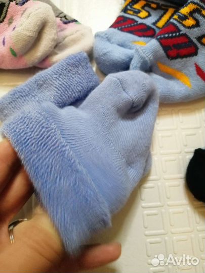 Носки теплые для новорождённых