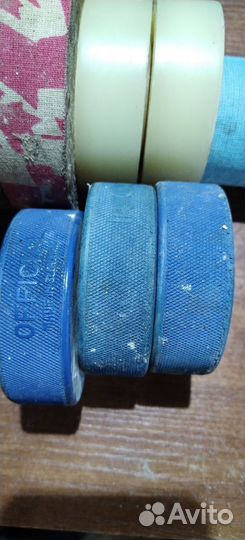 Хоккейные шайбы Словакия, шнурки, лента хоккейная