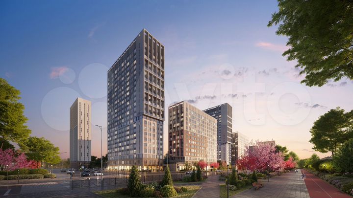 2-к. квартира, 47,2 м², 9/15 эт.