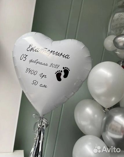 Гелиевые шарики / надуть шары гелием