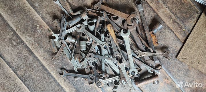 Гаечные ключи СССР + ключи для мотоцикла