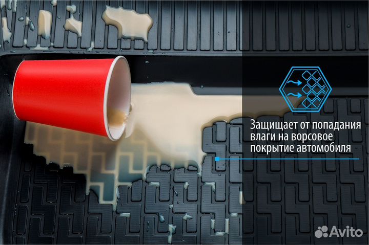 Коврики салона Hyundai Sonata VII LF седан 17-19