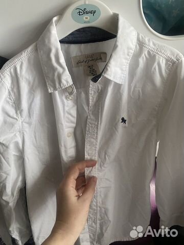 Рубашка белая для мальчика 116