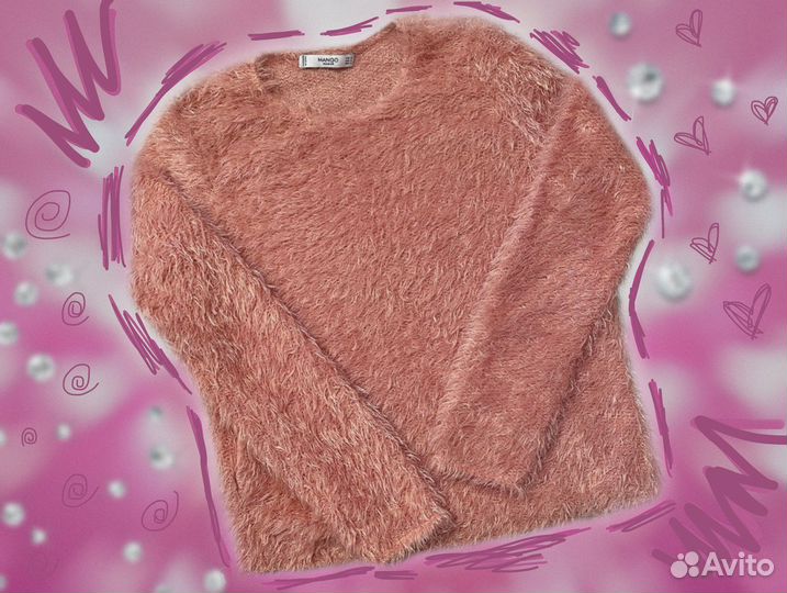Пушистая кофта 