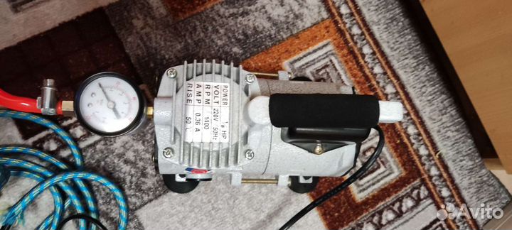 Компрессор б/у с ресивером 2 литра для аэрографа