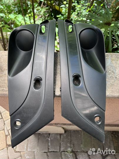 Вкладыши на бампер лада веста