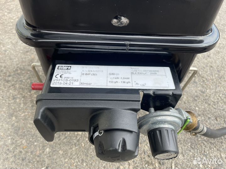 Газовый гриль weber go anywhere gas