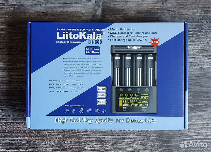 Зарядное устройство LiitoKala Lii-600 500S S8 PD4