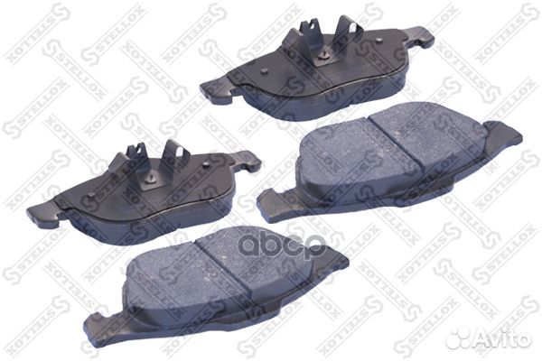 000 012B-SX колодки дисковые передние с антиск