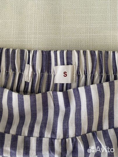 Мини юбка в полоску