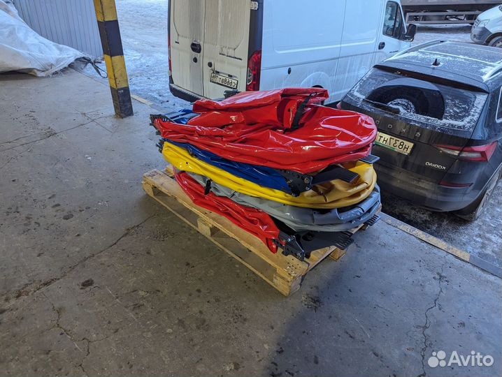 Качественный капюшон на кран манипулятор оранжевый