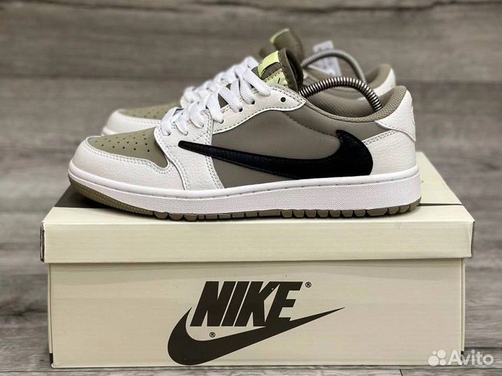 Кроссовки Nike Air Jordan 1 Low Travis Scott Golf