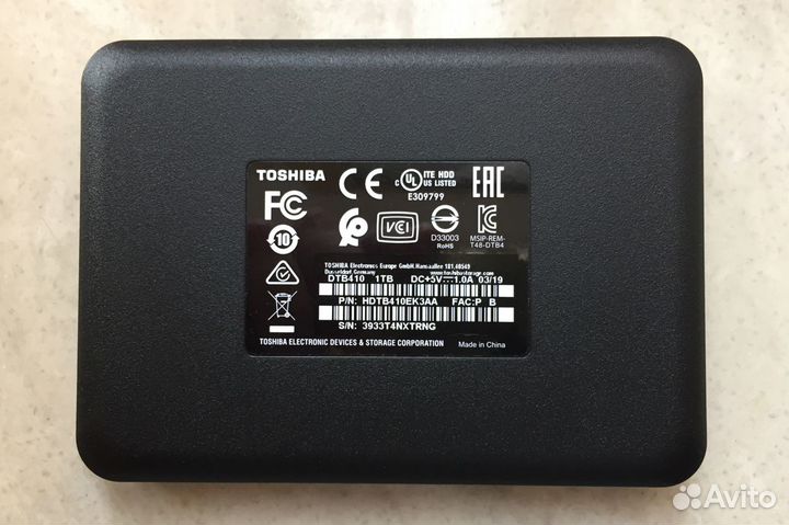 Внешний жесткий диск 1TB HDD Toshiba Canvio Basics